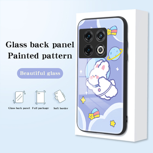 น่ารักการ์ตูนรูปแบบกระจกนิรภัยProtectorเคสโทรศัพท์สําหรับ<span class=keywords><strong>Oneplus</strong></span> 10 Pro 10T 11 <span class=keywords><strong>12</strong></span> <span class=keywords><strong>9</strong></span> สําหรับOne Plus 7T 7 8T 8 Pro 9RTกรอบTPU - Product Image 2