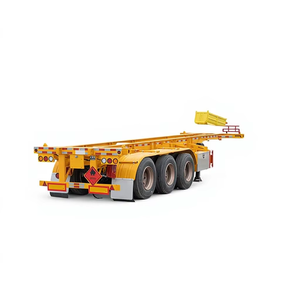 Semi-remorque squelette économique à 3 essieux, très demandée sur le marché africain, avec suspension robuste pour le <span class=keywords><strong>transport</strong></span> de marchandises local en Afrique - Product Image 5