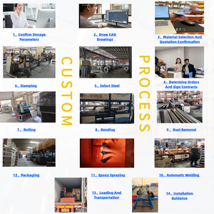 מדף קנטילבר עץ מחוזק פלדה לאחסון כבד, פלטפורמת לופט, מדף אחסון צינורות - Product Image 5