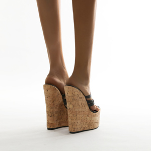 Nouvelles sandales compensées américaines tendance 2026 avec semelle intérieure à talon de 16 cm pour le printemps - Product Image 3