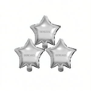 Party Love Foil Star <b>Balloon</b> Silver 10in Metallic Party <b>Decorations</b> for Birthday Kids Parties - Product Image 2