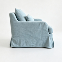Fauteuil d'appoint moderne avec housse amovible pour salon et mobilier de maison