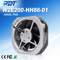 Ventilateur axial AC W2E200-HH86-01, solution de ventilation, équipement industriel, application de refroidissement des équipements industriels
