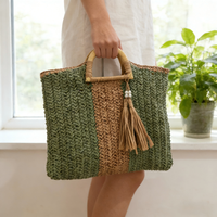 Sacs fourre-tout en paille de papier tressée à la main, grande capacité, luxe, écologiques et durables, nouvelle collection, sacs à main pour femmes, vente en gros d'usine