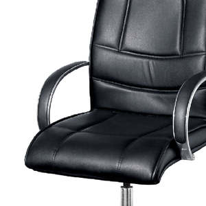 Toprak เก้าอี้สำนักงานหนังสังเคราะห์สำหรับผู้บริหารเก้าอี้สำนักงานทันสมัยฐานโลหะโครเมี่ยมผลิตในตุรกี - Product Image 3