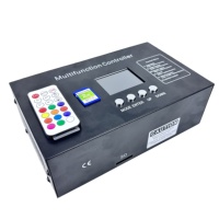 BESTYART/ Contrôleur multifonctionnel pour éclairage de piste de danse LED 12 ports avec DMX/télécommande