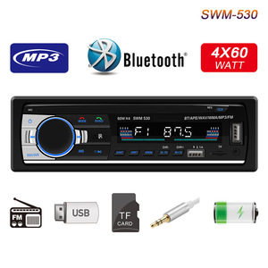 Máy Phát Đa Phương Tiện Âm Thanh Nổi, Máy Phát Nhạc Dvd <span class=keywords><strong>Mp5</strong></span> Rảnh Tay Gọi Điện Cho Xe Hơi 1 Din 530 FM/USB BT - Product Image 2