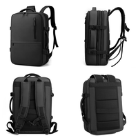Sac à dos pour ordinateur portable professionnel imperméable avec port USB, grande capacité, sac de voyage, sac à dos antivol pour ordinateur portable