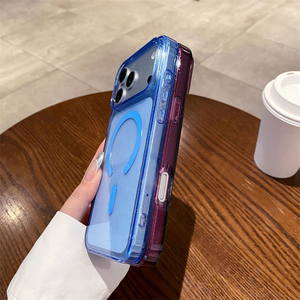 เคสโทรศัพท์ใสแบบแม่เหล็กประดับกลิตเตอร์วิบวับสำหรับ iPhone 18 Pro Max 17 รองรับการชาร์จไร้สาย ป้องกันการกระแทก ขายส่ง - Product Image 3