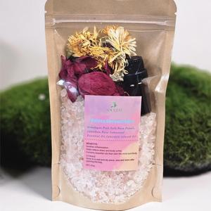 NATTH Sels de Bain Naturels de l'Himalaya Cinq Formules Huiles Essentielles Aromes Feng Shui Poudre Exfoliante Relaxante Motifs Personnalisés - Product Image 4