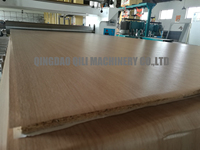 Presse hydraulique OEM QILI pour laminage de papier, machine semi-automatique pour bois et MDF, 18 m/min, haute efficacité, traitement du bois