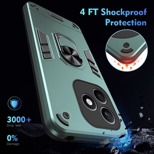 Coque de téléphone portable antichoc avec support anneau pour <span class=keywords><strong>Honor</strong></span> X8D X6D X5C 500 600 Lite - Product Image 5