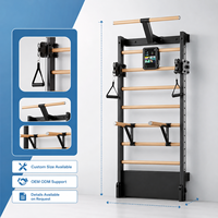 Station d'entraînement multifonctionnelle murale intelligente commerciale avec barre de traction et poulie à câble pour le fitness