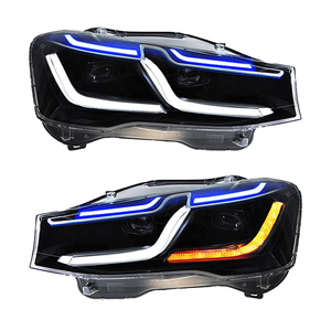 ไฟหน้า LED คุณภาพสูงสำหรับ X3 F25 X4 F26 ปี 2014-2017 อุณหภูมิสี 6000k อัพเกรดไฟหน้า แรงดันไฟฟ้า 12V ไฟหน้า LED 12V รุ่นใหม่ - Product Image 1