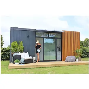 Pre Fab Flat Pack Living 20 Feet Modular Cabin Homes House Containers Casa Contenedor Modulares Prefabricadas