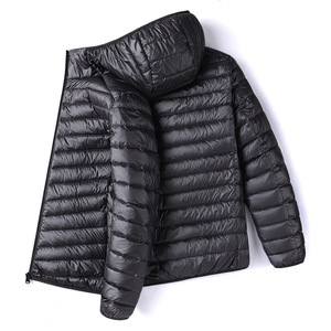 I-0794 Nouvelle Veste Courte Légère et Tendance pour <span class=keywords><strong>Homme</strong></span>, en Coton, Coupe Slim, Portable et Chaude, avec Capuche – Collection Hiver Usine - Product Image 6