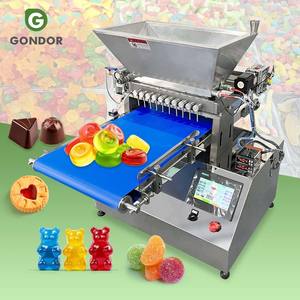 Commercial Manual Fully Automatic Jelly Candy Deposit Lollipop Gummy Sweet Pouring <b>Make</b> <b>Machine</b> Price - Product Image 1
