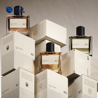 Boîte d'emballage en papier pour parfum, imprimée UV, portable, recyclable, personnalisée, faite à la main, de luxe, pour les boutiques de détail