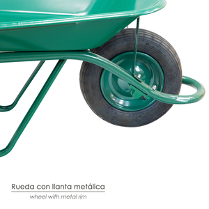 Carriola da Costruzione in Metallo Verde Smontabile - Product Image 5