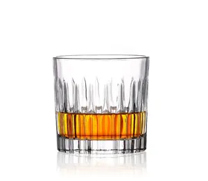 ウイスキーグラスロック10オンス昔ながらのガラス6個セットクリスタルバーボンウイスキーグラスローボールガラス製品飲用