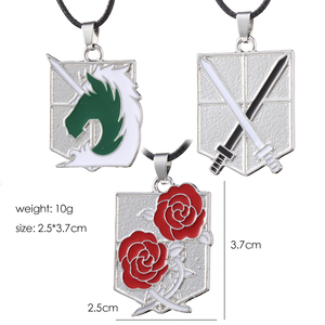 Collar con Colgante <span class=keywords><strong>de</strong></span> Aleación <span class=keywords><strong>de</strong></span> Zinc y Cuerda, Estilos Variados <span class=keywords><strong>de</strong></span> Anime Shingeki No Kyojin (Ataque a los Titanes), Joyería <span class=keywords><strong>de</strong></span> Cosplay con Alas, Espada y Rosa <span class=keywords><strong>de</strong></span> la Libertad - Product Image 5