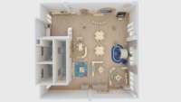 Ensemble de chaise et bureau pour enfants en bois, design moderne, durable, sûr, écologique, facile à assembler, pour l'école, l'hôtel, le supermarché