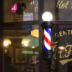 <span class=keywords><strong>Salone</strong></span> barbiere palo rotante luce rossa bianca blu strisce LED barbiere segno <span class=keywords><strong>per</strong></span> <span class=keywords><strong>parrucchiere</strong></span> negozio - Product Image 5