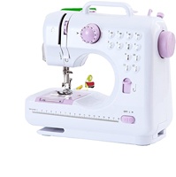 Pièce de machine à coudre 505A, mini machine à coudre 12 points, pour usage domestique, avec fonction boutonnière, machines électriques pour la couture de vêtements