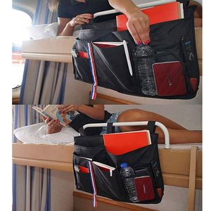 Classic Foldable Eco-Friendly Polyester Bedside Caddy Large <b>Remote</b> <b>Control</b> Organizer 48x31x6.5cm Convenient <b>Storage</b> Sundries - Product Image 6