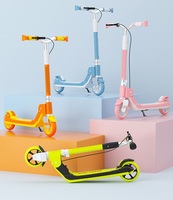 Trottinette à pousser pour bébé, prix raisonnable, logo personnalisé, roues lumineuses, 2 roues, pliable, guidon réglable, en plastique