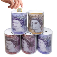 Tirelire personnalisée en forme de boîte métallique avec fente pour billets et pièces, pour économiser l'argent, avec couvercle amovible