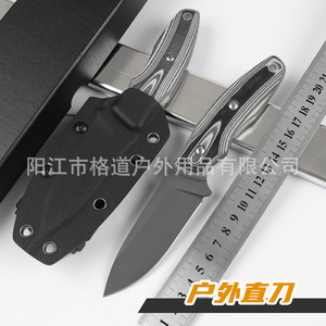 Cuchillo Recto Integrado para Exteriores GDOO con Mango G10, Alta Dureza, Afilado, Pequeño, para Camping, Frutas y Actividades al Aire Libre - Product Image 3