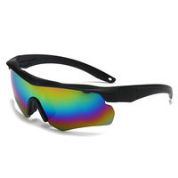 Nuevas Gafas Deportivas para Exteriores: Gafas de Sol con Protección UV, Antiviento y para Ciclismo, con Media Montura