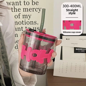 แก้วน้ำพกพาสไตล์เกาหลีแบบใหม่ แก้วน้ำที่ระลึก แก้วน้ำพลาสติก PP สำหรับกลับไปโรงเรียน พร้อมสกรีนโลโก้ได้ - Product Image 5