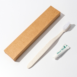 Kit Dentale da Viaggio Personalizzato, Set Ecologico di Alta Qualità con Spazzolino e Dentifricio per Hotel, Set di Accessori Usa e Getta per Hotel - Product Image 1