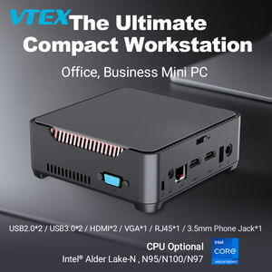 Mini PC CPU Optional N97 N100 DDR4 <b>M.2</b> <b>SSD</b> WIFI5 BT5.2 Win11 Lightweight Plastic Workstation Education Office Mini PC - Product Image 2
