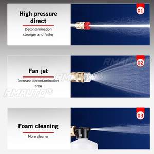Wolike 12000mAh 35Bar Cordless High Pressure <b>Washer</b> Spray Water Gun 2000W <b>Car</b> Wash Pressure Water Nozzle Cleaning Machine - Product Image 4