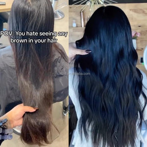 Crema para teñir el cabello para depositar color, acondicionador vegano y libre de crueldad para tinte semipermanente, pigmento de color - Product Image 4