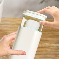Boîte à Savon Portable Mini de Voyage, Étui de Rangement Drainable en PP et Silicone, Support à Savon de Salle de Bain Style Européen, Approvisionnement Direct Usine