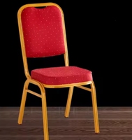 Chaises de fête de mariage de haute qualité utilisées à des fins commerciales chaise de banquet d'hôtel en fer métallique à vendre
