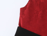 Ensemble deux pièces personnalisé 2026 : Chemise à boutons asymétriques avec ceinture jacquard et jupe sirène mi-longue, Tenue deux pièces OEM, Fabrication chinoise