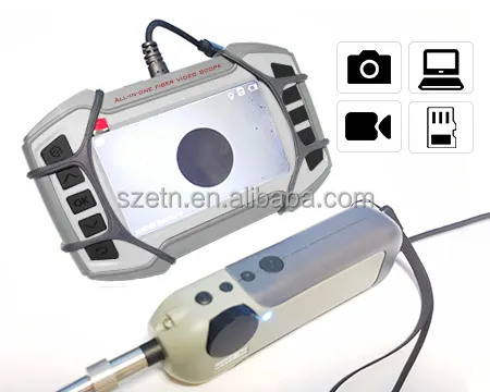 도매 올인원 FTTH 비디오 캡처 SD 카드 저장 디스플레이 광섬유 도구 키트 장비 섬유 광섬유 검사 Prob