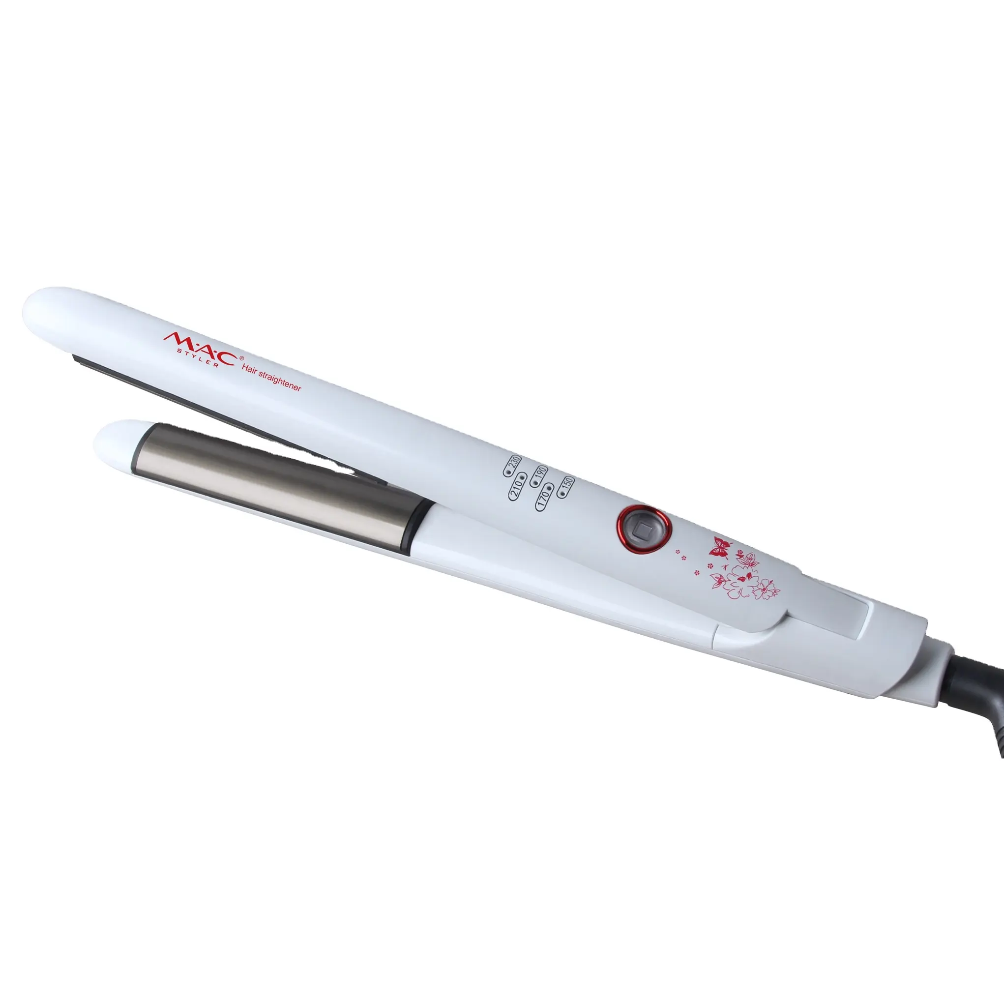 Planchas De Cabello Private Label Titanium Flat Iron Professional 2 in 1 Curling Iron Hair Curler Straightener