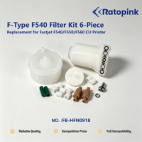 Kit de filtres Ratopink FB-HFN0918 F-Type F540, 6 pièces, remplacement pour imprimante CIJ Fastjet F540/F550/F560