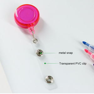 Wholesale Round Shape Yoyo Key <b>Holder</b> Sublimation Retractable <b>Badge</b> Reel With Metal Alligator Clip - Product Image 6