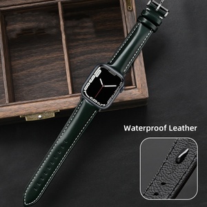 Nuovo Design <span class=keywords><strong>Cinturino</strong></span> in <span class=keywords><strong>Pelle</strong></span> Bovina di Alta Qualità per <span class=keywords><strong>Apple</strong></span> <span class=keywords><strong>Watch</strong></span>, Bracciale Sostitutivo Impermeabile di Lusso - Product Image 4