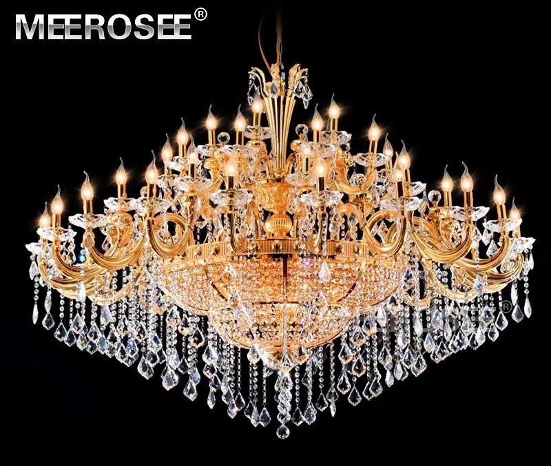 Meerosee Gold Modern Chandelier Lamp Pendant For Dining Room Nordic Creative Ceiling Light For Home Decoration MD3225