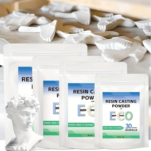 La polvere di gesso Multi-specificazione è di alta resistenza e senza bolle e viene utilizzata per kit di fusione, gioielli e artigianato fai da te - Product Image 1