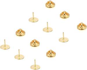 GREPAS GIFTSカスタマイズバタフライクラッチタイタックブランクピン付きピンバック - Product Image 5