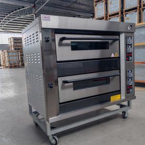 فرن غاز تجاري للمخابز بطبقتين و4 صواني، معدات مخبز، فرن خبز وكيك - Product Image 2